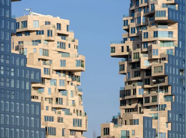 Valley, project by MVRDV in Amsterdam completed in 2022. photo by MVRDV.