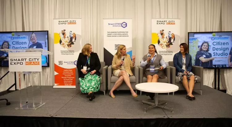 a panel of Smart City Expo Miami