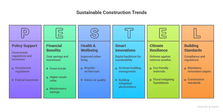 sustainable construction trends vizual selection