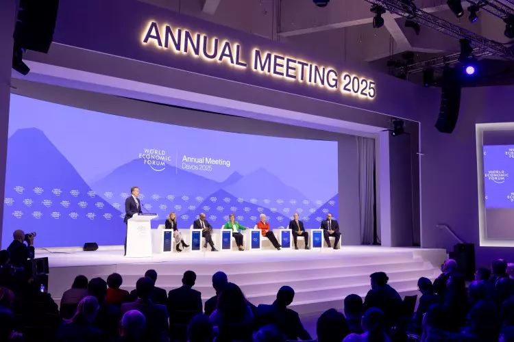 a session of the World Economic Forum 2025